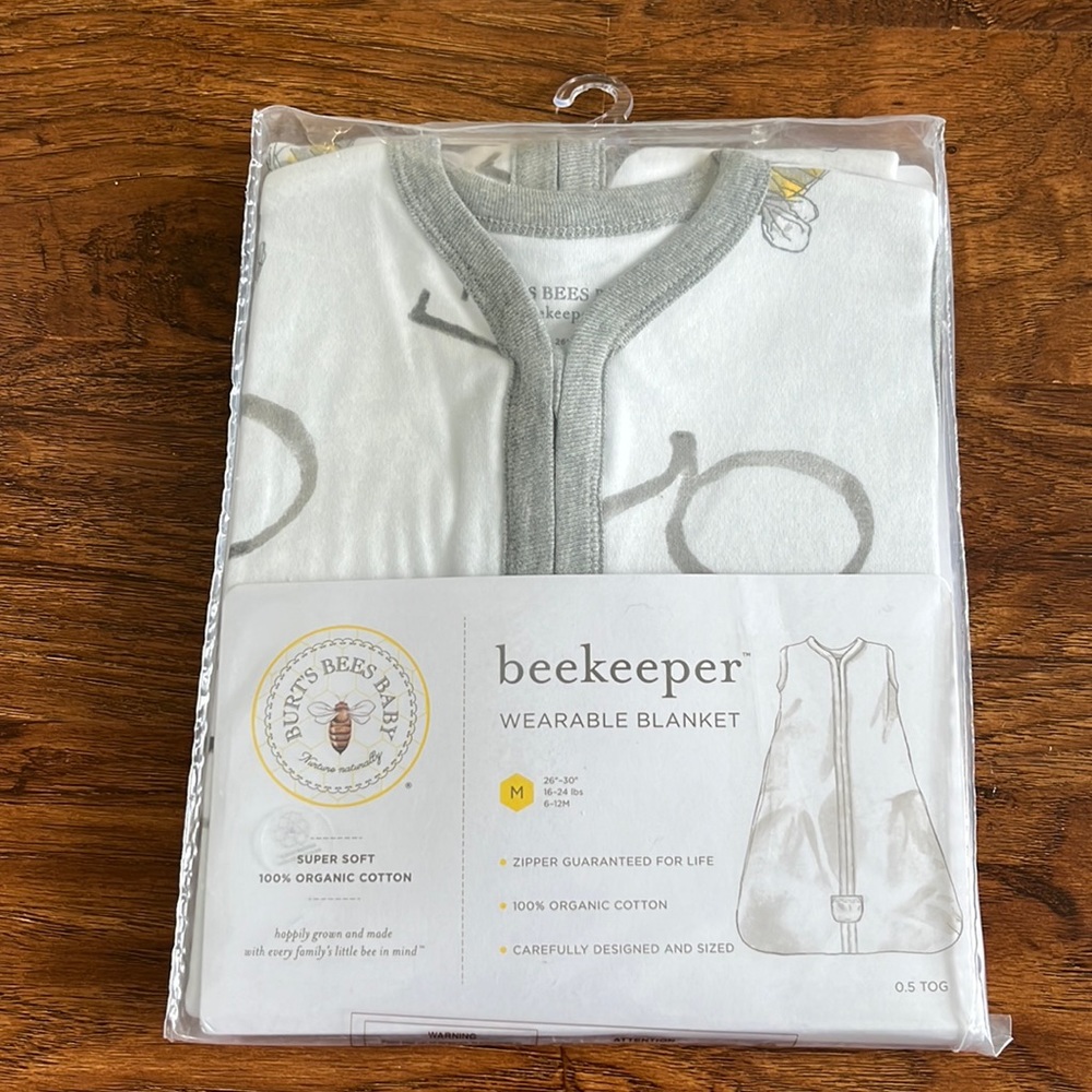 Burt’s bees baby wearable blanket 6-12months